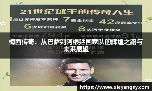 梅西传奇：从巴萨到阿根廷国家队的辉煌之路与未来展望