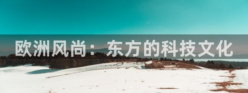 彩虹多多体育平台注册：欧洲风尚：东方的科技文化