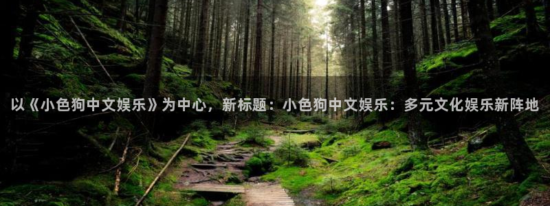 彩虹多多体育凯捷平台注册：以《小色狗中文娱乐》为中心，新标题：小色狗中文娱乐：多元文化娱乐新阵地
